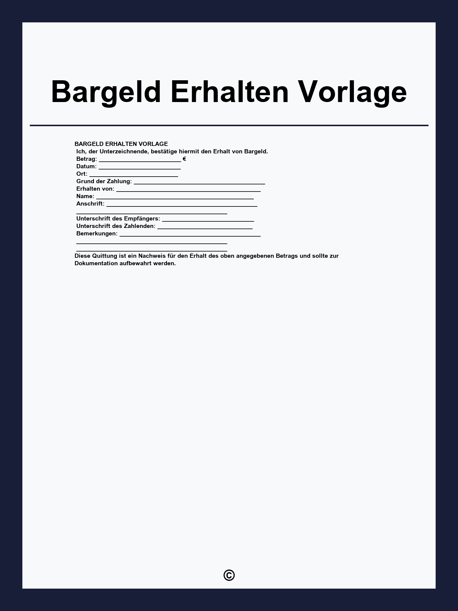 Miete Bar Bezahlen